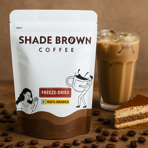Shade Brown Freeze-Dried Instant Coffee 100% Arabica 100g Pack