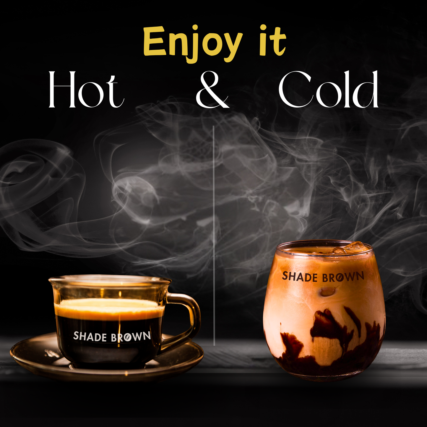 Shade Brown Freeze-Dried Instant Coffee - 100% Arabica, 50g | Gourmet Quality | Rich & Bright Flavor