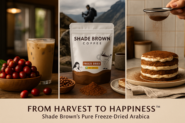 Shade Brown Freeze-Dried Instant Coffee  100% Arabica